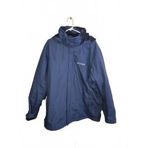 Columbia Interchange Waterproof Jacket XXL Blue